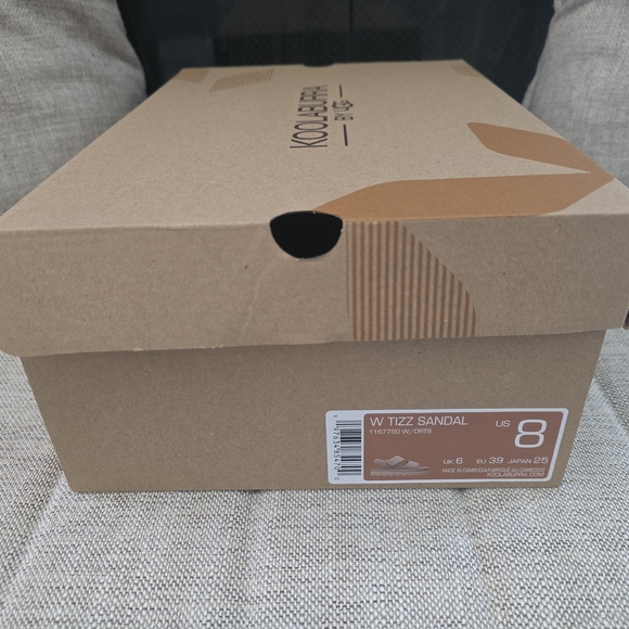 NEW Koolaburra By UGG Tizz Tan Platform Sandals with Velcro Straps Size 8 - Picture 7 of 12